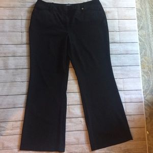 Black Calvin Klein Wide Leg Dress Pants